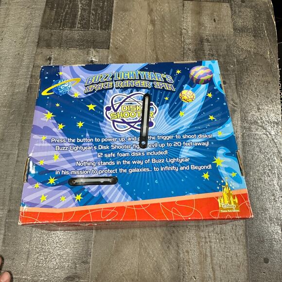 Rare Buzz Lightyears Space Ranger Spin Spaceship Rocket Disc Shooter Disney Park - Picture 6 of 12